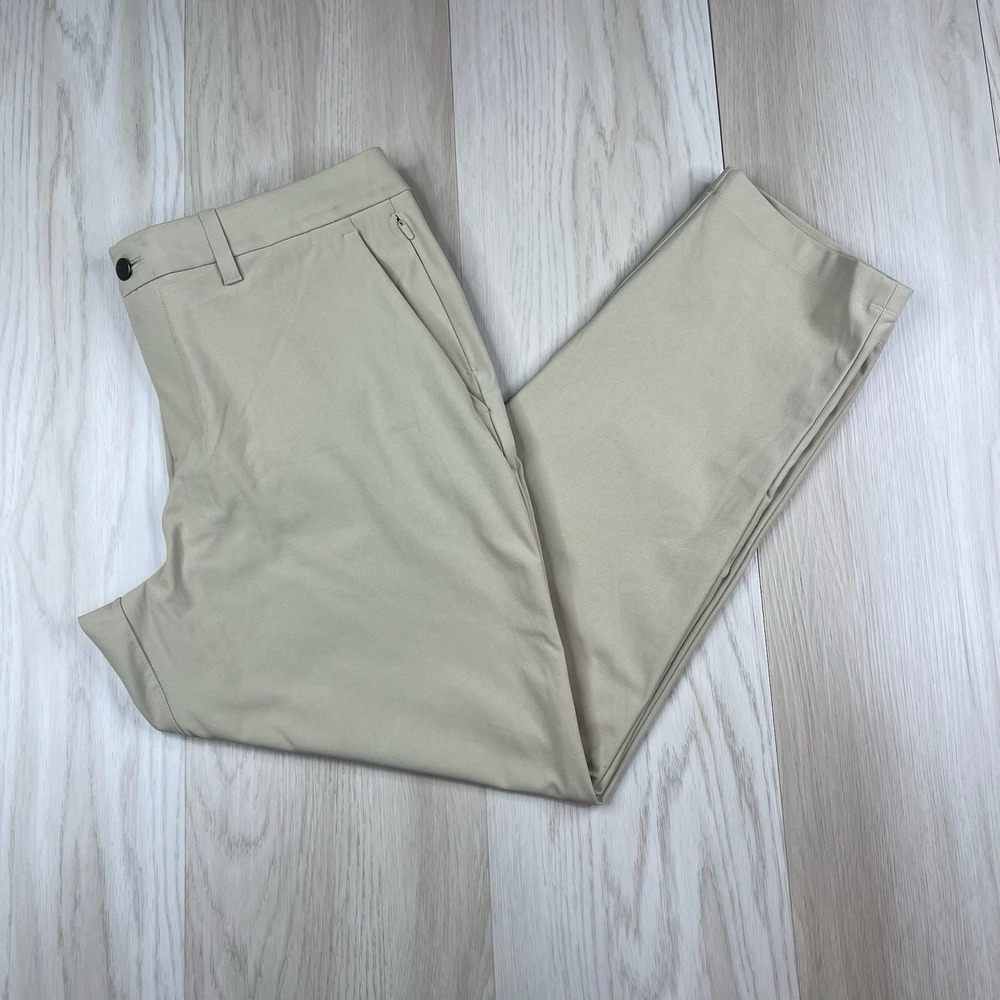 Lululemon ABC Classic-Fit Trouser Men's Size 34 Inseam 28" Beige